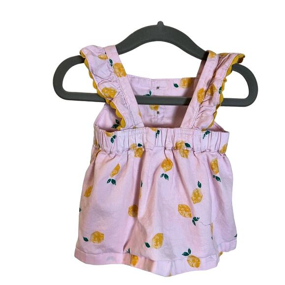 Carter’s Pinafore Lemon Top- 9M - Picture 2 of 4